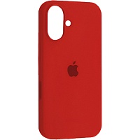 Чехол Silicone Case для Apple iPhone 16 Red AA