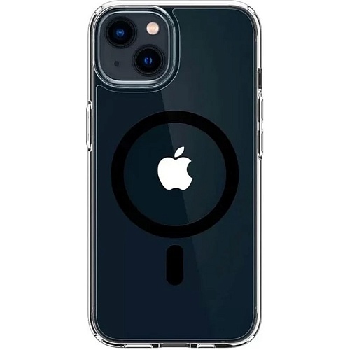 Чехол WiWU Magnetic Crystal Case для Apple iPhone 14 Transparent/Black