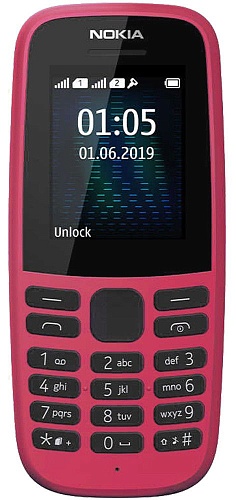 Мобільний телефон Nokia 105 (2019) Dual Sim (Pink) UA-UCRF - придбати в Дніпрі, Україні: ціна, характеристики | інтернет-магазин TOUCH