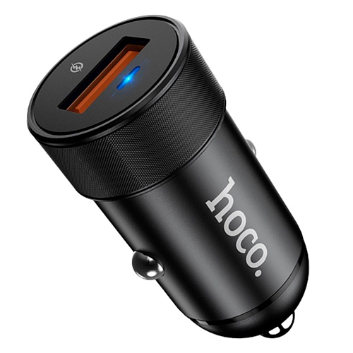Автомобильное зарядное устройство Hoco Z32A QC3.0 4A (Black)