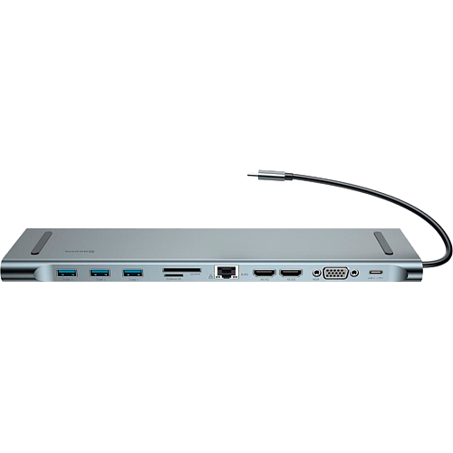 USB-хаб Baseus Enjoyment Series Type-C Notebook HUB Adapter Dark Gray (CATSX-G0G)