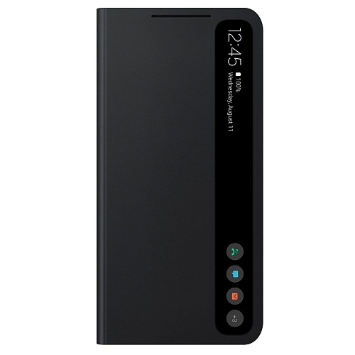 Чехол-книжка Samsung для Galaxy S21 FE (G990) Smart Clear View Cover Dark Gray (EF-ZG990CBEGRU)