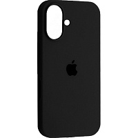 Чехол Silicone Case для Apple iPhone 16 Black AA