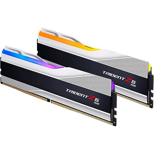 Модуль памяти DDR5 G.Skill Trident Z5 RGB 2x16GB 6000MHz Silver (F5-6000J3040F16GX2-TZ5RS)