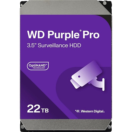 Жесткий диск 3.5" WD Purple Pro 22TB SATA 512 MB (WD221PURP)