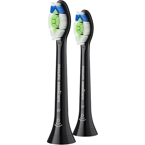 Насадка для зубной щетки Philips Sonicare W2 Optimal White HX6062/88 Black 2шт