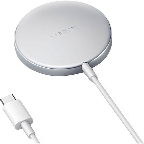 Беспроводное зарядное устройство Xiaomi Magnetic Wireless Charger 30W Silver (MDY-17-EY)