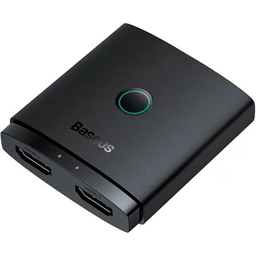 Розгалужувач Baseus AirJoy Series 2-in-1 Bidirectional HDMI Switch Black (B01331105111-00) - придбати в Дніпрі, Україні: ціна, характеристики | інтернет-магазин TOUCH