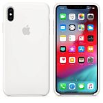 Чехол Silicone Case для Apple iPhone XS Max (White) ААА