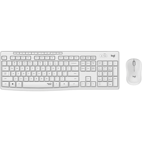 Комплект (клавіатура + миша) Logitech MK295 Silent Wireless Combo Off-White (920-009824) - придбати в Дніпрі, Україні: ціна, характеристики | інтернет-магазин TOUCH