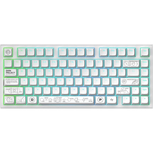 Клавиатура Dark Project ALU81 Terra Nova ENG/UA White (DPKB_NOVA_81_ANSI_WHITE_UA)
