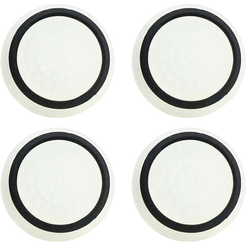 Накладки на стики Thumb Grips 4-pack для PS4/PS5/Xbox White Black