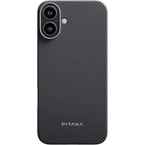 Чехол Pitaka MagEZ Ultra-Slim 600D Twill для Apple iPhone 16 Black/Grey (KI1601A)