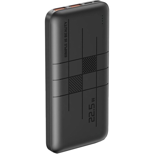 Внешний аккумулятор XO PR187 10000mAh 22.5W Black