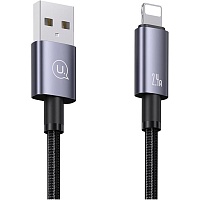 Кабель Usams US-SJ667 USB-A to Lightning 2.4A 1.2m Tarnish (SJ663USB01)
