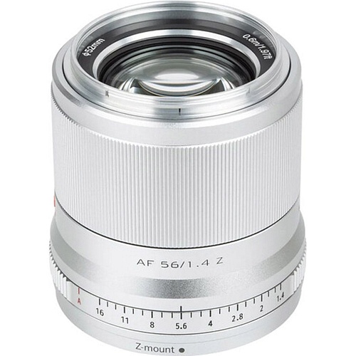 Объектив Viltrox AF 56mm f/1.4 STM Lens for Nikon Z Silver