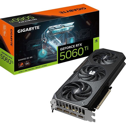 Відеокарта Gigabyte GeForce RTX 5060 Ti Gaming OC 8G (GV-N506TGAMING OC-8GD) EU - придбати в Дніпрі, Україні: ціна, характеристики | інтернет-магазин TOUCH