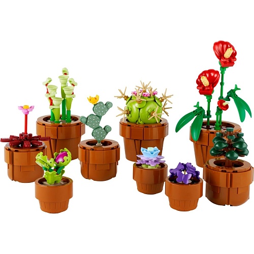 Конструктор LEGO Botanicals Миниатюрные растения (10329)