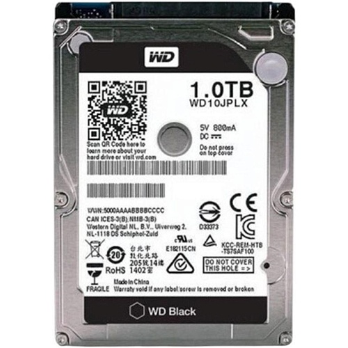 Жесткий диск 2.5" WD Black HDD 1TB SATA 32MB (WD10JPLX)