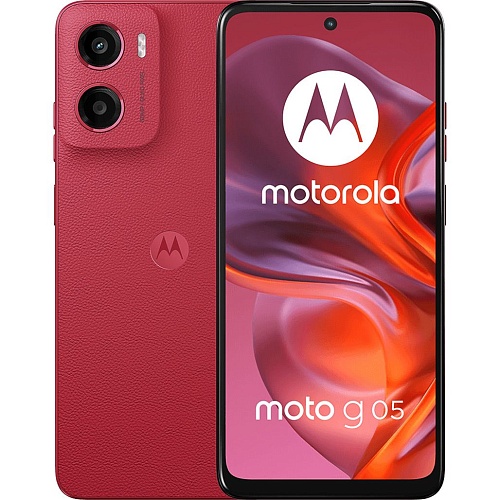 Смартфон Motorola Moto G05 4/256GB Plum Red (PB6L0030UA) UA-UCRF - придбати в Дніпрі, Україні: ціна, характеристики | інтернет-магазин TOUCH