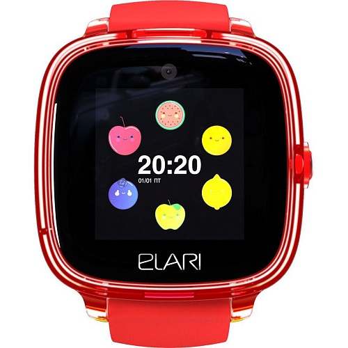 Детские смарт-часы Elari KidPhone Fresh с GPS-трекером (KP-F/Red)