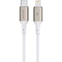 Кабель Proove Flex Metal USB-C to Lightning 27W 1m White (CCFM27002102)
