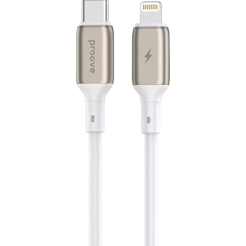 Кабель Proove Flex Metal USB-C to Lightning 27W 1m White (CCFM27002102) - придбати в Дніпрі, Україні: ціна, характеристики | інтернет-магазин TOUCH