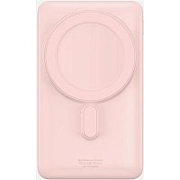 Внешний аккумулятор Baseus Magnetic Bracket Wireless 10000mAh 20W Pink (PPCX000204)