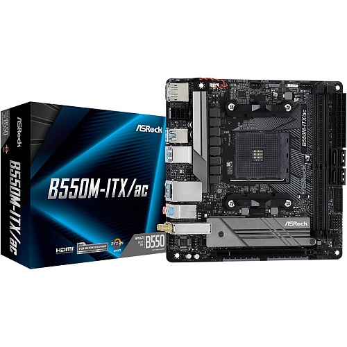 Материнська плата ASRock B550M-ITX/AC - придбати в Дніпрі, Україні: ціна, характеристики | інтернет-магазин TOUCH