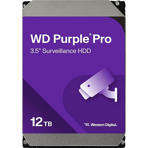 Жесткий диск 3.5" WD Purple Pro 12TB SATA 512MB (WD122PURP)