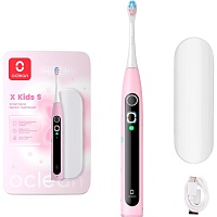 Електрична зубна щітка Oclean X Kids Set Electric Toothbrush Pink (6970810557220) - придбати в Дніпрі, Україні: ціна, характеристики | інтернет-магазин TOUCH Електрична зубна щітка Oclean X Kids Set Electric Toothbrush Pink (6970810557220) - придбати в Дніпрі, Україні: ціна, характеристики | інтернет-магазин TOUCH