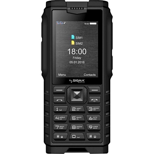 Мобильный телефон Sigma mobile X-treme DZ68 (Black) UA-UCRF