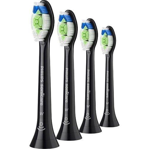 Насадка для зубной щетки Philips Sonicare W2 Optimal White HX6064/88 Black 4шт