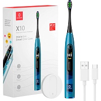 Электрическая зубная щетка Oclean X10 Smart Electric Toothbrush Blue Электрическая зубная щетка Oclean X10 Smart Electric Toothbrush Blue