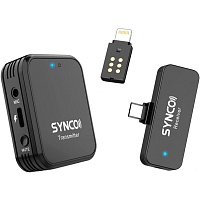 Беспроводная микрофонная система для телефона Type-C/Lightning Synco WAir-G1TL Беспроводная микрофонная система для телефона Type-C/Lightning Synco WAir-G1TL
