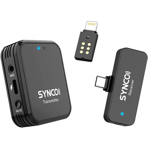 Беспроводная микрофонная система для телефона Type-C/Lightning Synco WAir-G1TL