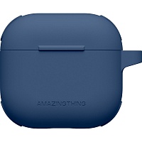 Чехол AmazingThing Omni GripClip Case для Apple AirPods 4 Titan Blue (APRO4OMDB)
