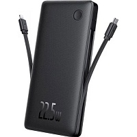 Внешний аккумулятор Baseus Airpow Lite 10000mAh 22.5W Black (P10067501123-00) Внешний аккумулятор Baseus Airpow Lite 10000mAh 22.5W Black (P10067501123-00)