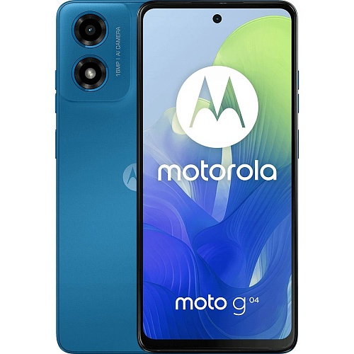 Смартфон Motorola Moto G04 4/64GB Satin Blue (PB130045RS) UA-UCRF - придбати в Дніпрі, Україні: ціна, характеристики | інтернет-магазин TOUCH