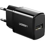 Мережевий зарядний пристрій Ugreen ED011 USB Wall Charger 2.1A Black (50459)