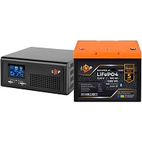 Джерело безперебійного живлення (ДБЖ) LogicPower LPE-B-PSW-1000VA + АКБ LiFePO4 1280Wh Smart BT (37446) - придбати в Дніпрі, Україні: ціна, характеристики | інтернет-магазин TOUCH