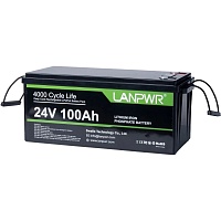 Аккумулятор LANPWR LiFePO4 24V (25.6V/100Ah/2560Wh) (LANPWR-24-100)