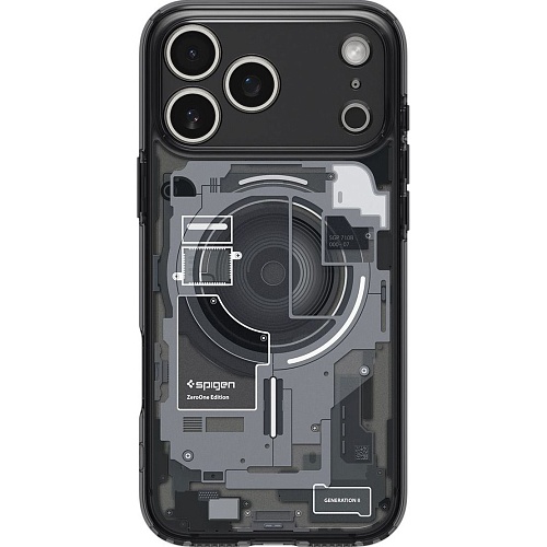 Чехол Spigen Ultra Hybrid MagSafe Zero One для Apple iPhone 17 Pro Black (ACS10353)