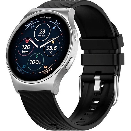 Смарт-часы Motorola Moto Watch 120 Glacier Silver (MOSWZ120-SL)