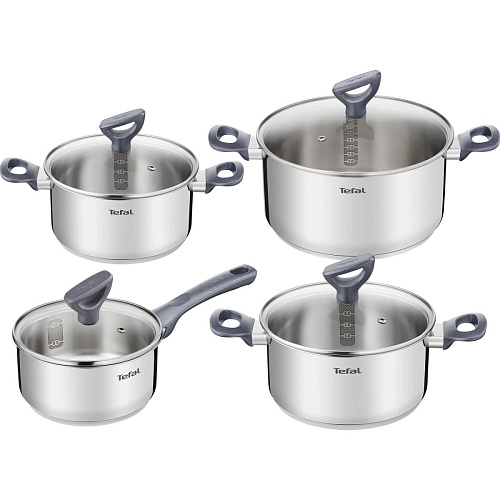 Набір каструль Tefal Daily Cook (G712S855) - придбати в Дніпрі, Україні: ціна, характеристики | інтернет-магазин TOUCH