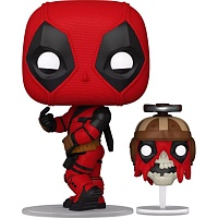 Фигурка Funko Pop! Deadpool and Wolverine: Дэдпул с Хэдпулом (79768) Фигурка Funko Pop! Deadpool and Wolverine: Дэдпул с Хэдпулом (79768)