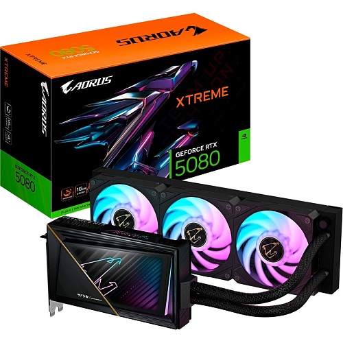 Відеокарта AORUS GeForce RTX 5080 XTREME WATERFORCE 16GB (GV-N5080AORUSX W-16GD) UA - придбати в Дніпрі, Україні: ціна, характеристики | інтернет-магазин TOUCH