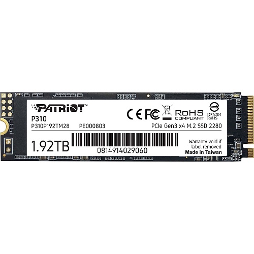 SSD накопитель Patriot P310 1.92TB (P310P192TM28) SSD накопитель Patriot P310 1.92TB (P310P192TM28)