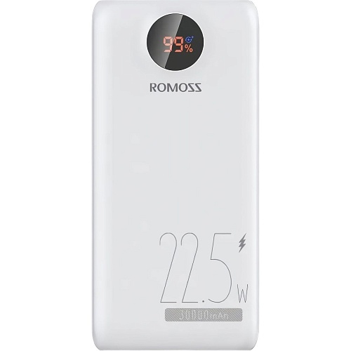 Внешний аккумулятор Romoss PSW30PF 30000mAh 22.5W White (PSW30-152-1133H) 