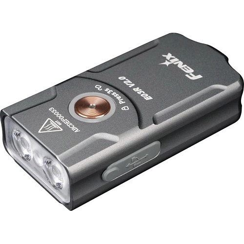 Фонарик Fenix E03R V2.0 Grey (E03RV20GR)